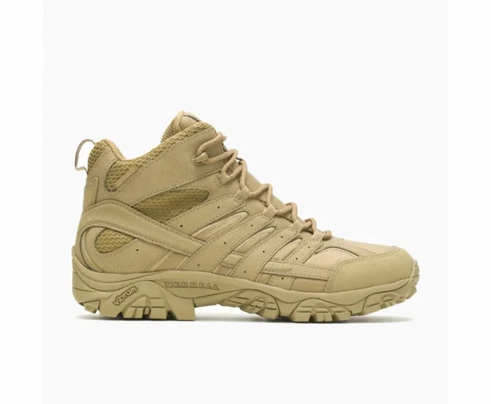 MERRELL Boots Men Moab 2 Mid Tactical Waterproof Boot Coyote