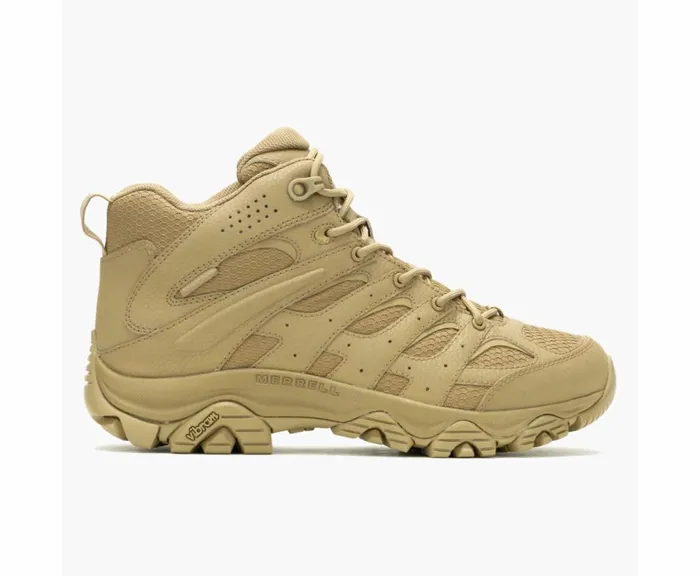 MERRELL Boots Men Moab 3 Mid Tactical Waterproof Dark Coyote