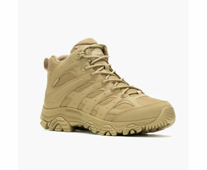 MERRELL Boots Men Moab 3 Mid Tactical Waterproof Dark Coyote MERRELL Boots Men Moab 3 Mid Tactical Waterproof Dark Coyote