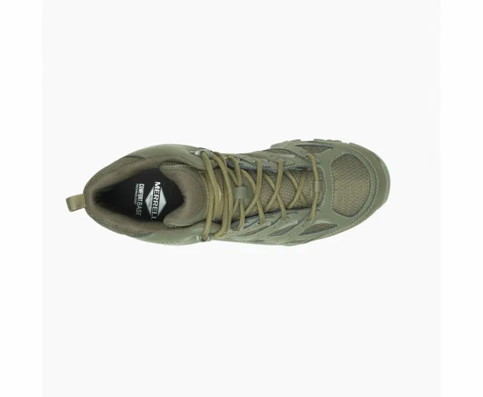 MERRELL Boots Men Moab 3 Mid Tactical Waterproof Dark Olive MERRELL Boots Men Moab 3 Mid Tactical Waterproof Dark Olive