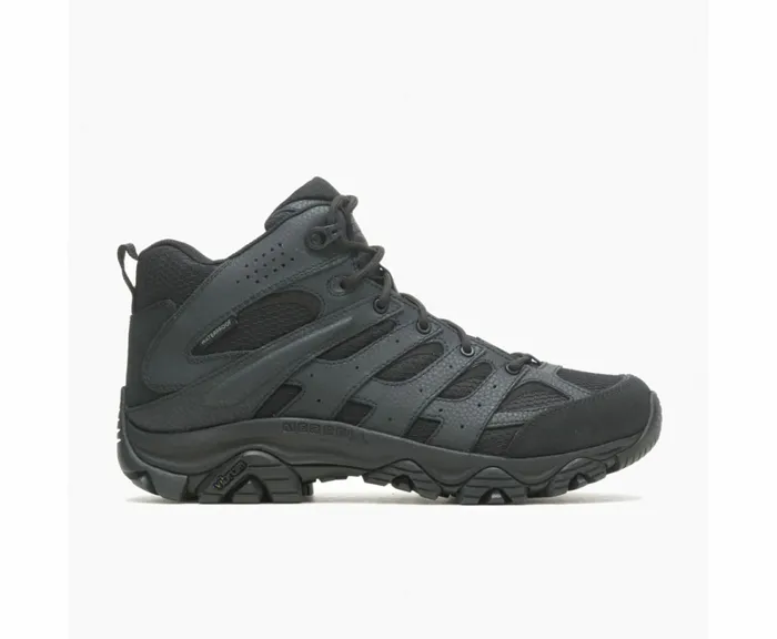 MERRELL Boots Men Moab 3 Mid Tactical Waterproof Wide Width Black