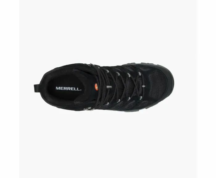 MERRELL Boots Men Moab 3 Mid Wide Width Black Night
