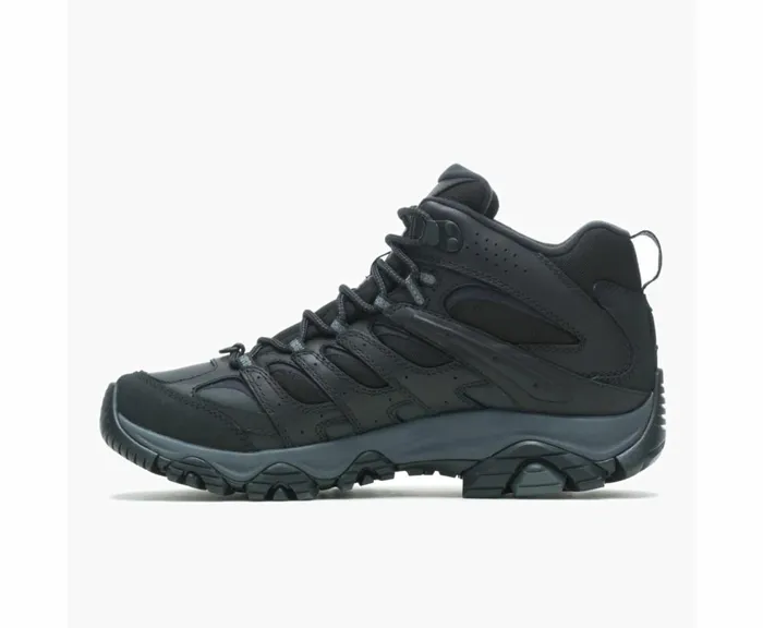 MERRELL Boots Men Moab 3 Thermo Mid Waterproof Black MERRELL Boots Men Moab 3 Thermo Mid Waterproof Black
