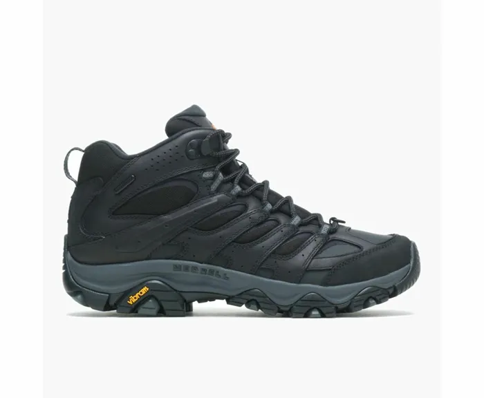 MERRELL Boots Men Moab 3 Thermo Mid Waterproof Wide Width Black