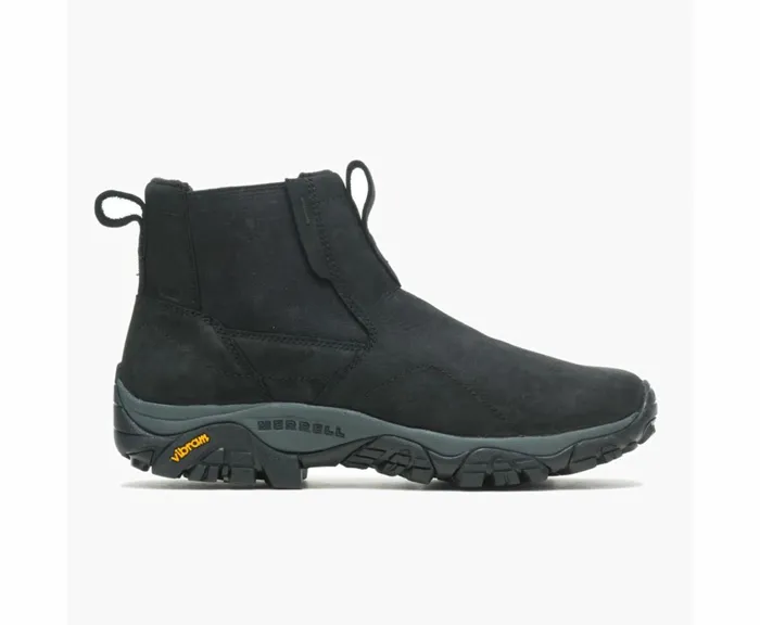 MERRELL Boots Men Moab Adventure Chelsea Polar Waterproof Wide Width Black
