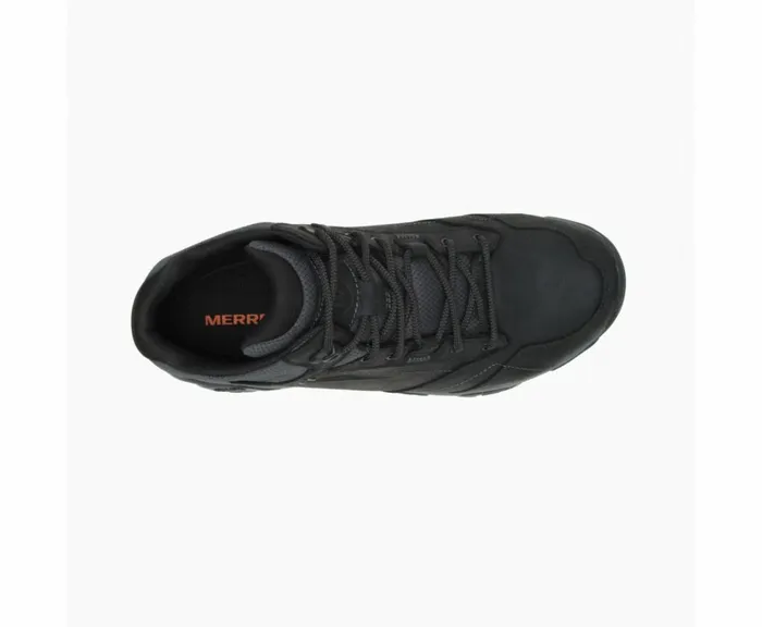 MERRELL Boots Men Moab Adventure Mid Waterproof Black MERRELL Boots Men Moab Adventure Mid Waterproof Black