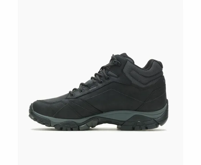 MERRELL Boots Men Moab Adventure Mid Waterproof Black MERRELL Boots Men Moab Adventure Mid Waterproof Black