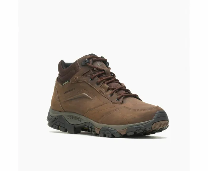 MERRELL Boots Men Moab Adventure Mid Waterproof Wide Width Dark Earth MERRELL Boots Men Moab Adventure Mid Waterproof Wide Width Dark Earth