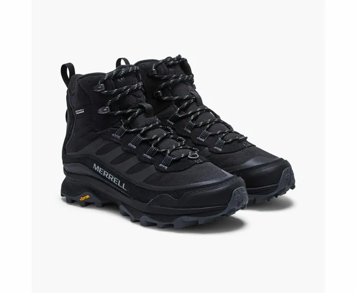 MERRELL Boots Men Moab Speed Thermo Mid Waterproof Black MERRELL Boots Men Moab Speed Thermo Mid Waterproof Black