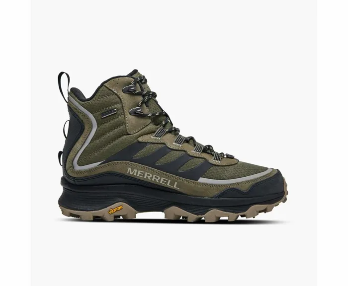MERRELL Boots Men Moab Speed Thermo Mid Waterproof Olive