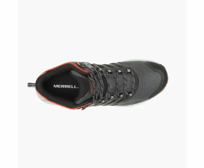 MERRELL Boots Men Nova 3 Mid GORETEX Wide Width Blacktangerine MERRELL Boots Men Nova 3 Mid GORETEX Wide Width Blacktangerine