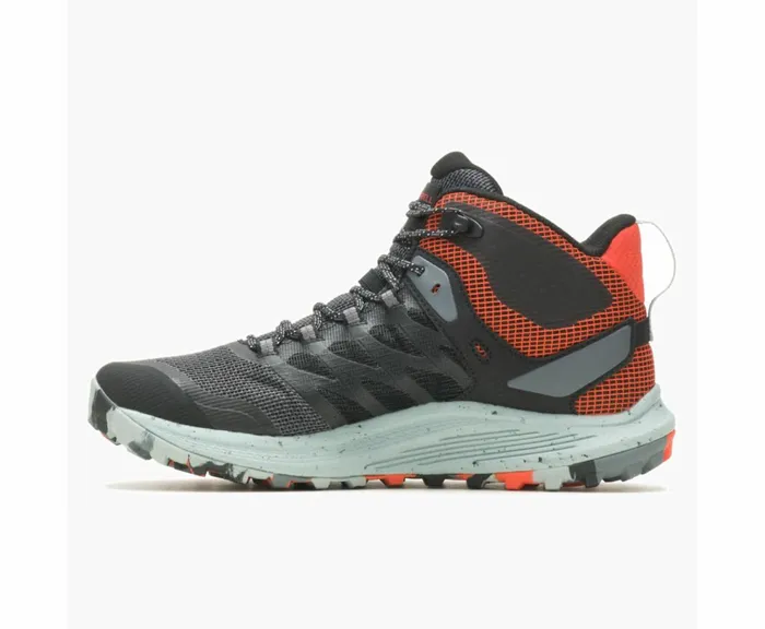 MERRELL Boots Men Nova 3 Mid GORETEX Wide Width Blacktangerine MERRELL Boots Men Nova 3 Mid GORETEX Wide Width Blacktangerine