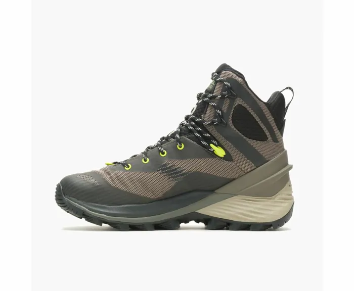 MERRELL Boots Men Rogue Hiker Mid GORETEX Boulder MERRELL Boots Men Rogue Hiker Mid GORETEX Boulder