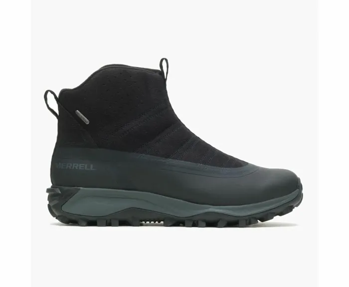 MERRELL Boots Men Thermo Snowdrift Zip Mid Shell Black