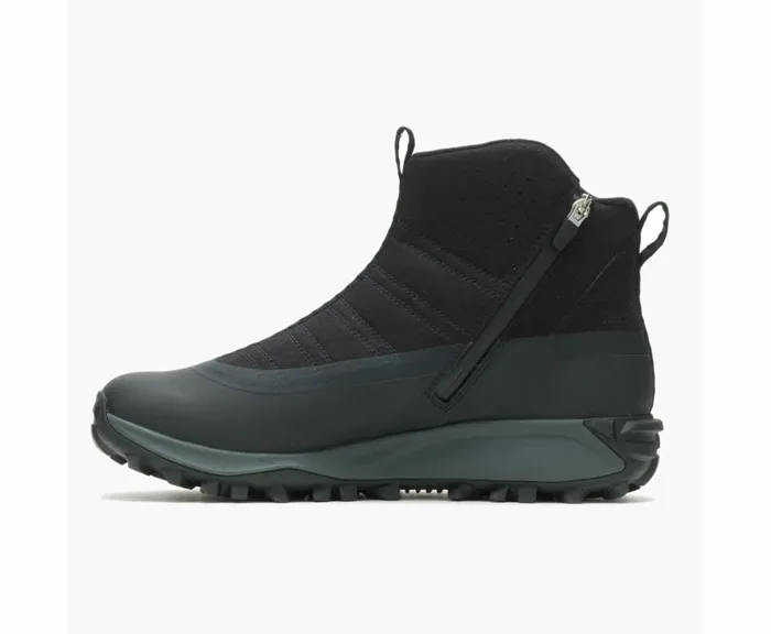 MERRELL Boots Men Thermo Snowdrift Zip Mid Shell Black MERRELL Boots Men Thermo Snowdrift Zip Mid Shell Black