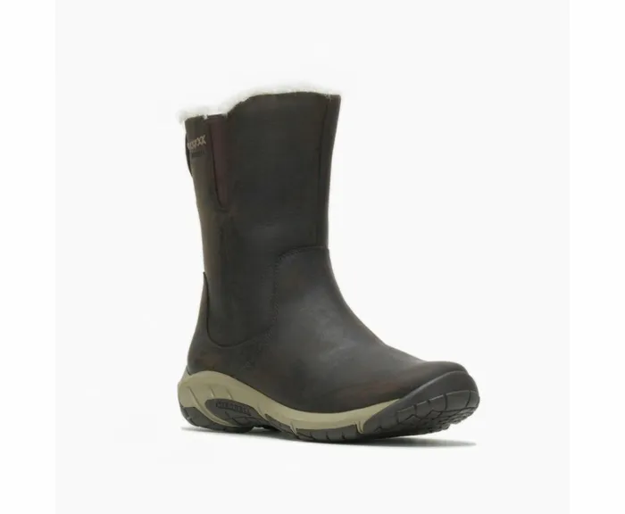 MERRELL Boots Women Encore 4 Tall Zip Polar Waterproof Wide Width Espresso MERRELL Boots Women Encore 4 Tall Zip Polar Waterproof Wide Width Espresso