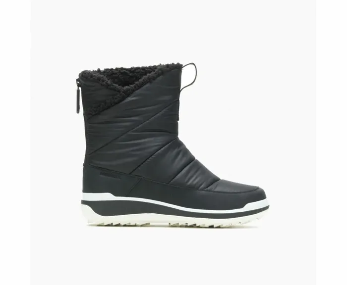 MERRELL Boots Women Snowcreek Sport Mid Zip Polar Waterproof Black