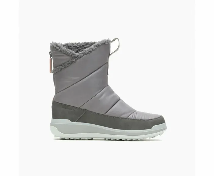MERRELL Boots Women Snowcreek Sport Mid Zip Polar Waterproof Charcoal