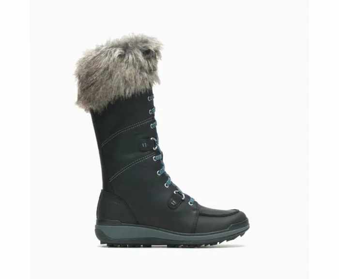 MERRELL Boots Women Snowcreek Tall Polar Waterproof Black