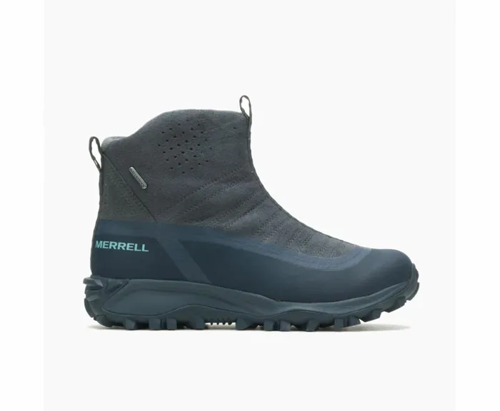 MERRELL Boots Women Thermo Snowdrift Zip Mid Shell Granite