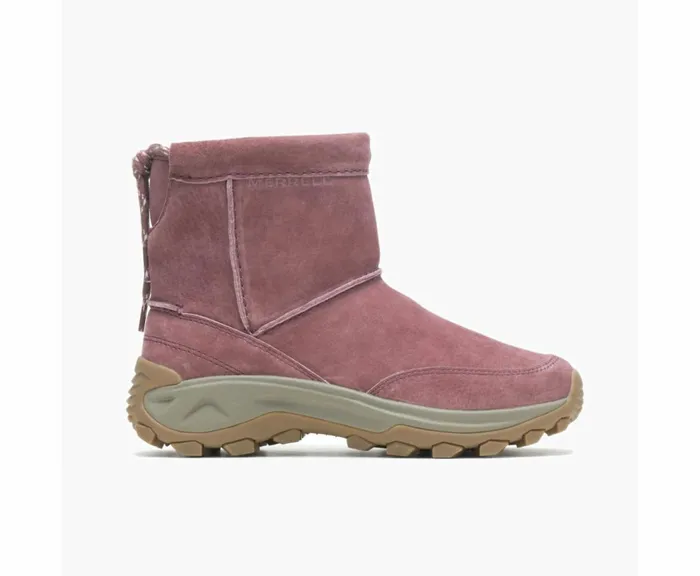 MERRELL Boots Women Winter Pull On Marron