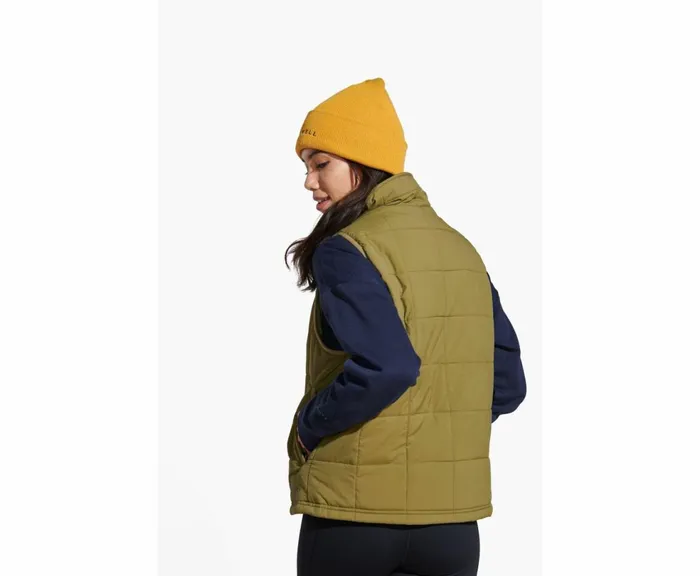 MERRELL Outerwear Women Terrain Insulated Vest Martini Olive MERRELL Outerwear Women Terrain Insulated Vest Martini Olive