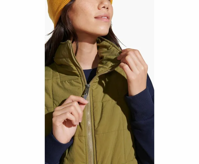 MERRELL Outerwear Women Terrain Insulated Vest Martini Olive MERRELL Outerwear Women Terrain Insulated Vest Martini Olive
