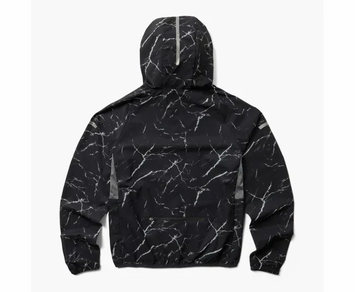 MERRELL Outerwear Women Trail Running Jacket Lightning Print MERRELL Outerwear Women Trail Running Jacket Lightning Print