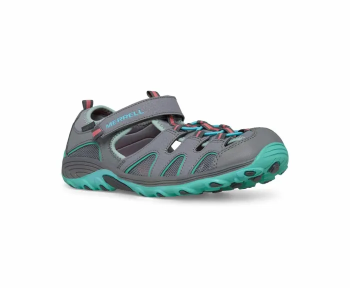 MERRELL Sandals Kids Hydro H2O Hiker Sandal Greyturquoise MERRELL Sandals Kids Hydro H2O Hiker Sandal Greyturquoise