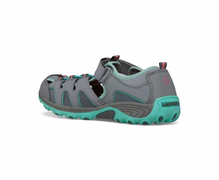 MERRELL Sandals Kids Hydro H2O Hiker Sandal Greyturquoise MERRELL Sandals Kids Hydro H2O Hiker Sandal Greyturquoise