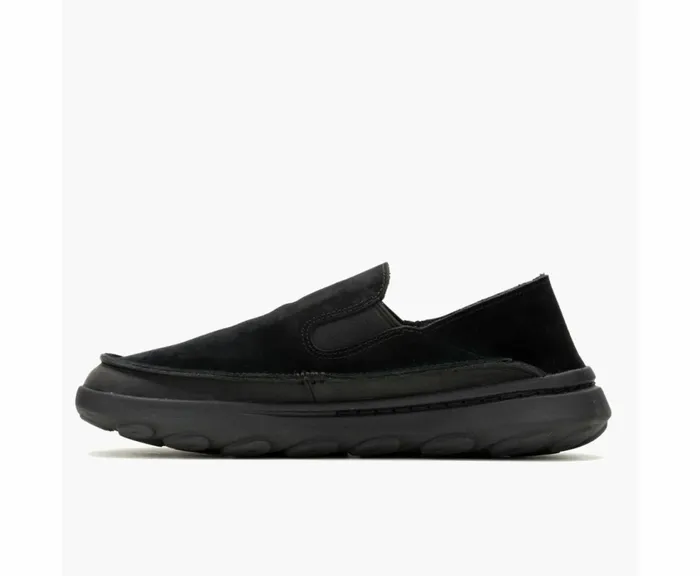 MERRELL SlipOns Men Hut Moc 2 Suede Blackraven MERRELL SlipOns Men Hut Moc 2 Suede Blackraven