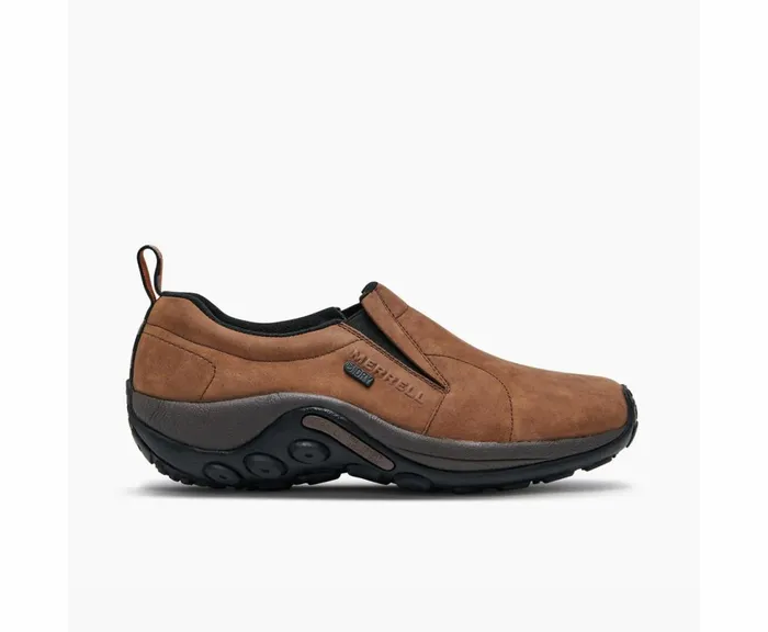 MERRELL SlipOns Men Jungle Moc Nubuck Waterproof Wide Width Brown