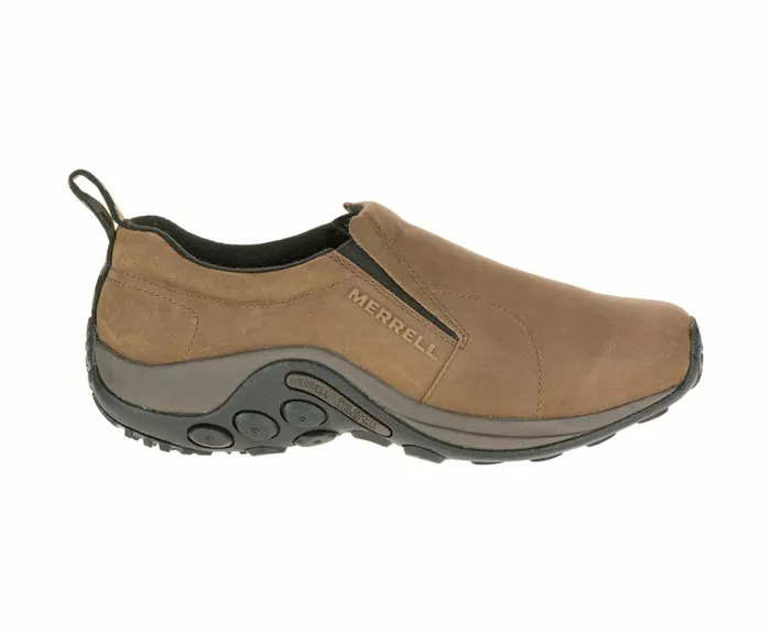 MERRELL SlipOns Men Jungle Moc Nubuck Wide Width Brown Nubuck