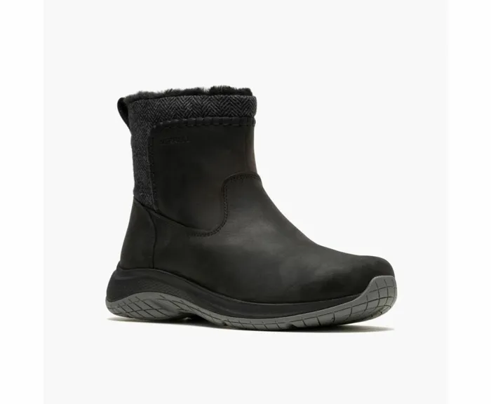 MERRELL SlipOns Women Encore Ice 5 Mid Zip Black MERRELL SlipOns Women Encore Ice 5 Mid Zip Black