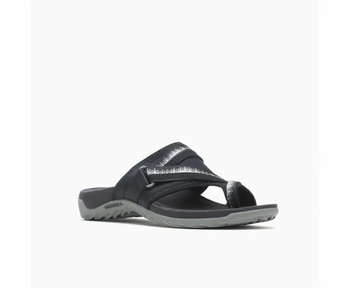 MERRELL SlipOns Women Terran 3 Cush Post Wide Width Black MERRELL SlipOns Women Terran 3 Cush Post Wide Width Black
