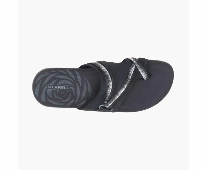 MERRELL SlipOns Women Terran 3 Cush Post Wide Width Black MERRELL SlipOns Women Terran 3 Cush Post Wide Width Black
