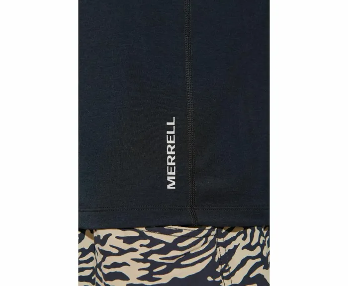 MERRELL Tops Men Everyday Long Sleeve Tee With Tencel Black MERRELL Tops Men Everyday Long Sleeve Tee With Tencel Black