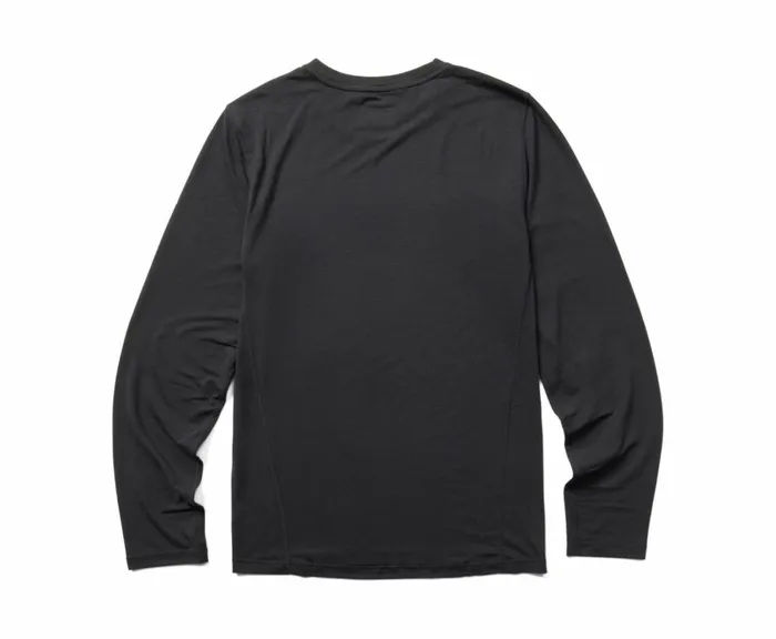 MERRELL Tops Men Everyday Long Sleeve Tee With Tencel Black MERRELL Tops Men Everyday Long Sleeve Tee With Tencel Black
