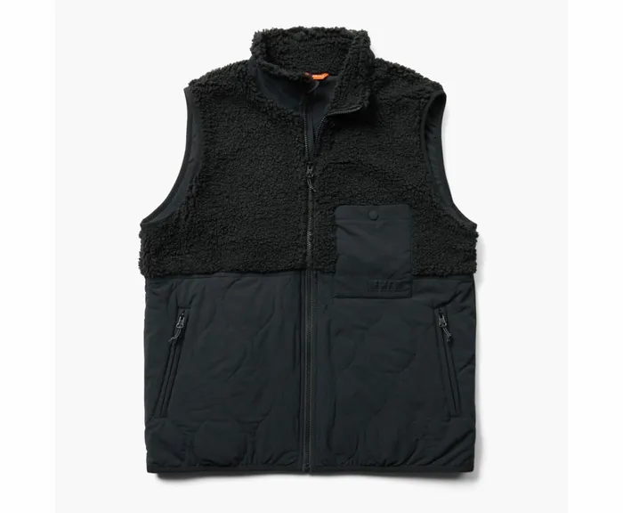 MERRELL Tops Men Sherpa Mixup Vest Black
