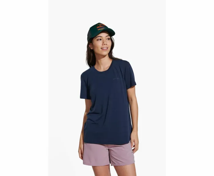 MERRELL Tops Women Everyday Tee With Tencel Navy