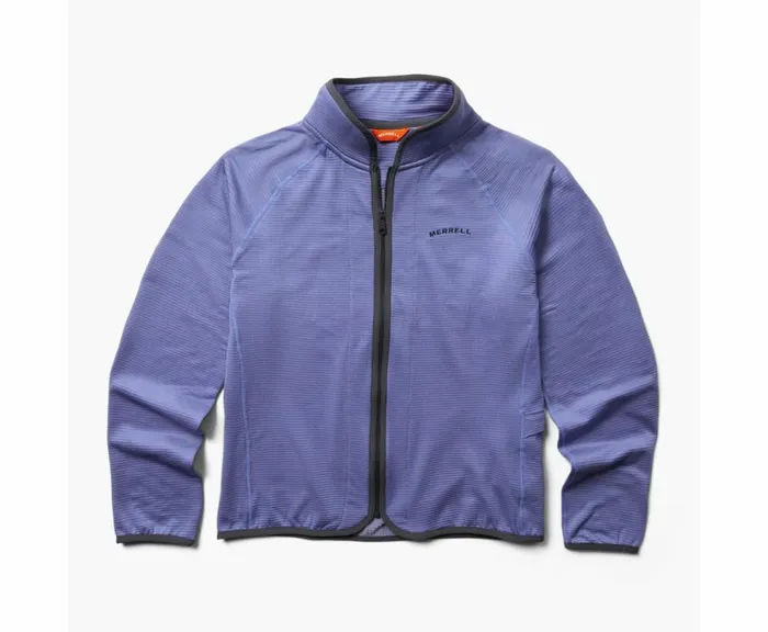 MERRELL Tops Women Geotex Full Zip Baja Blue Heather