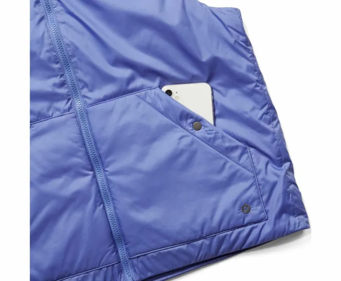 MERRELL Tops Women Geotex Insulated Vest Baja Blue MERRELL Tops Women Geotex Insulated Vest Baja Blue