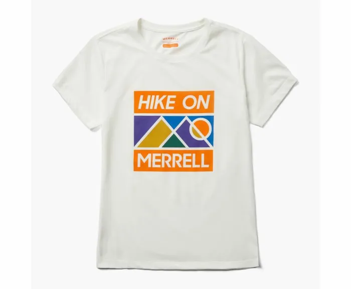 MERRELL Tops Women Hike On Tee Cloud Dancer
