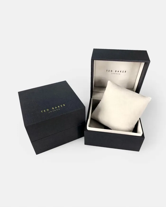 Mesh Strap Watch Silver Color Men Ted Baker Watches and Jewelry