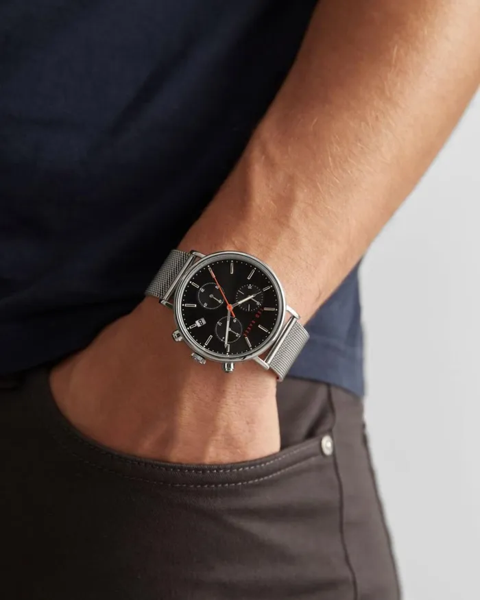 Mesh Strap Watch Silver Color Men Ted Baker Watches and Jewelry Mesh Strap Watch Silver Color Men Ted Baker Watches and Jewelry