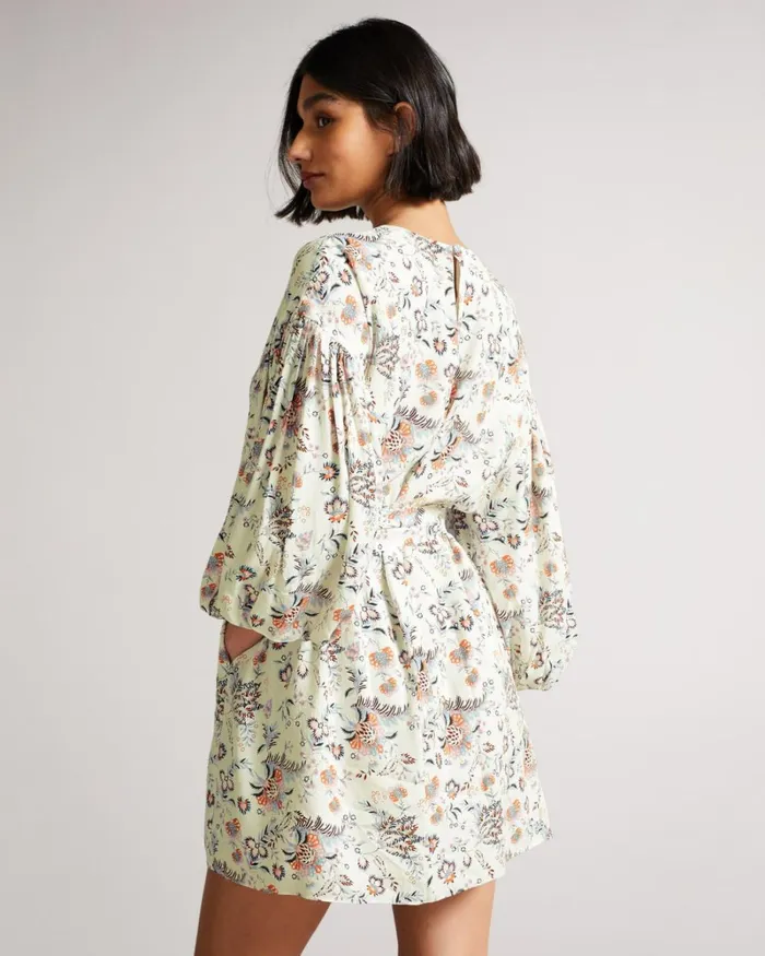 Mini High Neck Dress White Women Ted Baker Dresses Mini High Neck Dress White Women Ted Baker Dresses