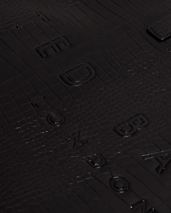 Mock Croc Icon Tote Bag Black Women Ted Baker Bags Mock Croc Icon Tote Bag Black Women Ted Baker Bags