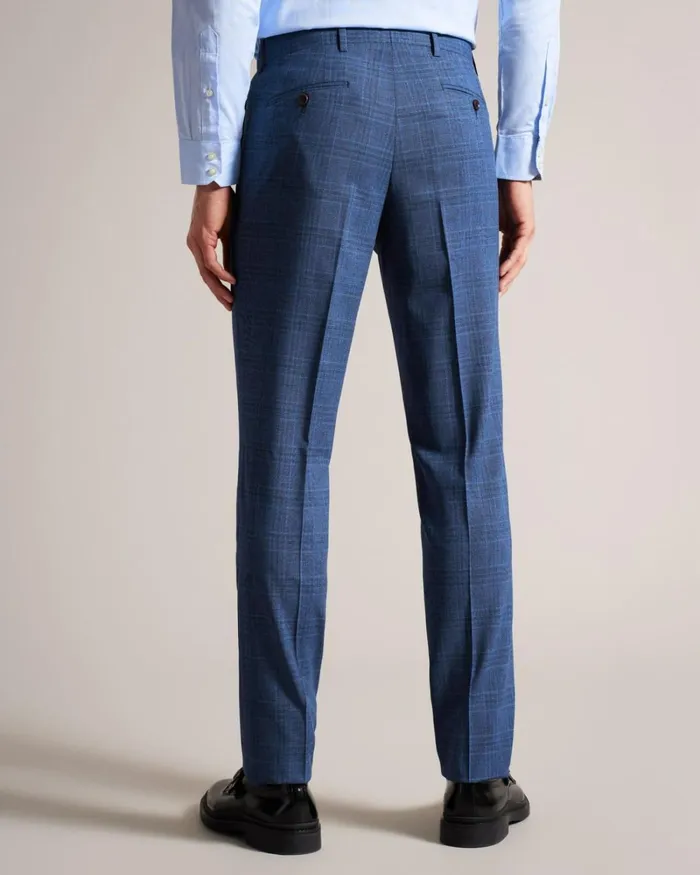 Navy Check Suit Trousers Navy Men Ted Baker Clothing Navy Check Suit Trousers Navy Men Ted Baker Clothing