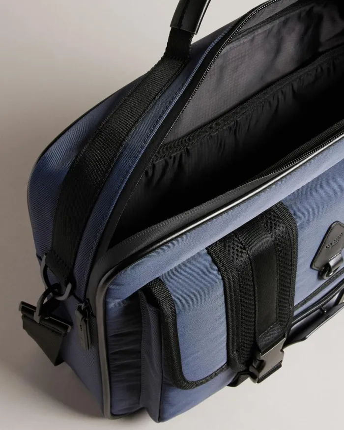 Nylon Document Bag Navy Men Ted Baker Document Bags