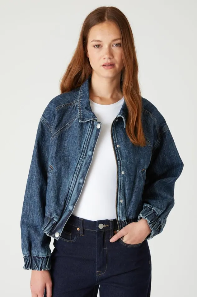 Off Stage Bomber Women Blank NYC Jackets